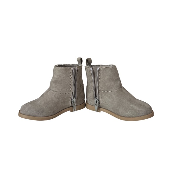 Toddler Size 5 Old Navy Girls Faux-Suede Side-Zip Ankle Boots - Picture 2 of 6